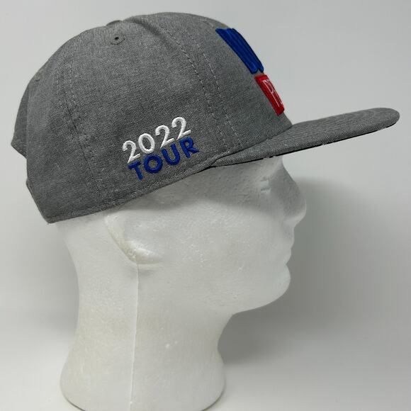 Dude Perfect 2022 Tour Hat Baseball Cap YouTube 6 Panel Snapback Gray - Picture 6 of 9